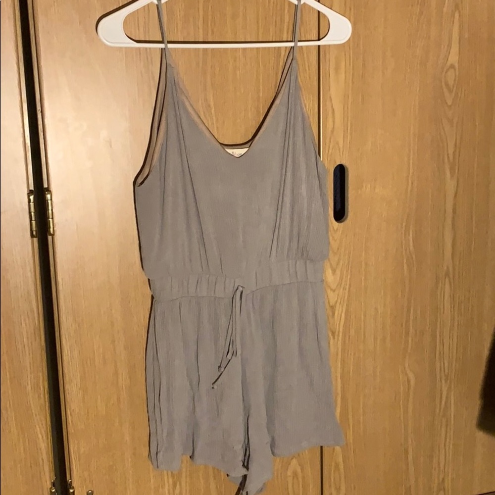 Tan/ Mauve Romper